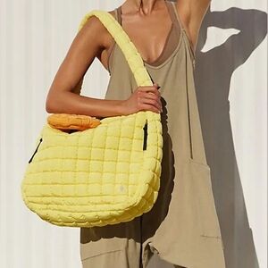 FP Movement Quilted Carryall Bag/Sour Citrus